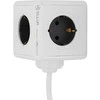 Tellur Power Cube Extended, Power strip 4 Outlets + 2xUSB jungtys, 1.5m cable baltas