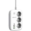 Tellur Smart WiFi Power Strip,3 Outlets, PD30W, QC18W, baltas
