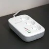 Tellur Smart WiFi Power Strip,3 Outlets, PD30W, QC18W, baltas