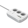 Tellur Smart WiFi Power Strip,3 Outlets, PD30W, QC18W, baltas