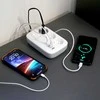 Tellur Smart WiFi Power Strip,3 Outlets, PD30W, QC18W, baltas