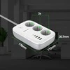 Tellur Smart WiFi Power Strip,3 Outlets, PD30W, QC18W, baltas