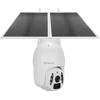 Tellur Smart WiFi Solar Camera, P&amp;T, 3MP, 2K UltraHD, PIR, 20W solar panel, baltas