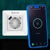„Tellur“ išmanusis WiFi sieninis kištukas 3600 W 16 A, PD20 W, USB 18 W, energijos rodmuo, baltas
