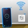 „Tellur“ išmanusis WiFi sieninis kištukas 3600 W 16 A, PD20 W, USB 18 W, energijos rodmuo, baltas