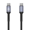 USB-C į USB-C laidas Tellur 3A PD 60W 2 m, juodas