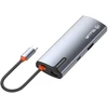 Tellur USB-C hub, 1xPD 3.0 100W, 1xHDMI 4K, 3xUSB 3.0, aluminum, Pilkas