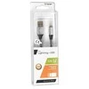 TRACER TRAKBK46268 Cable TRACER USB 2.0 Iphone AM - lightning 1,0m juodas and sidabrinis
