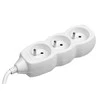 TRACER TRALIS44614 Prailginimo laidas PowerCord 3m 3 lizdai baltas