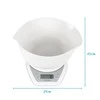 Virtuvinės svarstyklės Salter 1024 WHDR14EU16 Digital Kitchen Scale &amp; Dual Pour Bowl - Baltas