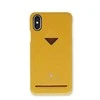 Dėklas VixFox kortelės lizdo nugarėlė Iphone XR garstyčių geltona