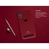 Dėklas VixFox kortelės lizdo nugarėlė, skirta Samsung S9 rubino raudonai