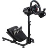 White shark Baltas Shark Baltas Shark CONQUEROR-2 Foldable Racing Steering Wheel Stand With Gear Shifter Mount
