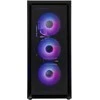 White Shark Baltas Shark GCC-2401 Warhead-3 Juodas 4 Fans 12cm RGB