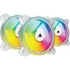 White Shark Baltas Shark Baltas Shark NEBULA-2, ARGB fan kit, Baltas (GCF-S028-004)
