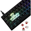 Klaviatūra White Shark Baltas Shark Shinobi-2 juodas red switch