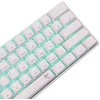 White Shark Baltas Shark Baltas Shark žaidimų mechaninė klaviatūra SHINOBI 2 , US išdėstymas, Brown switch, Baltas (GK-004231)