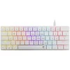 White Shark Baltas Shark Baltas Shark gaming mechaninė klaviatūra NAGAMAKI, US išdėstymas, red switch, baltos spalvos (GK-006211)