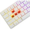 White Shark Baltas Shark Baltas Shark gaming mechaninė klaviatūra NAGAMAKI, US išdėstymas, red switch, baltos spalvos (GK-006211)
