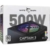 White shark Baltas Shark Baltas Shark GPSU-W500F Captain 3 500W 80+ RGB