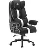 White shark Baltas Shark Baltas Shark LE MANS Gaming Chair juodas/baltas