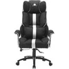 White shark Baltas Shark Baltas Shark LE MANS Gaming Chair juodas/baltas