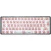 White shark Baltas Shark Baltas Shark Venom Rose Mechaninė Switches 25 pcs.