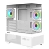 Zalman CHRONIX V2, ATX Mid Tower PC Case, 3 x 120mm ARGB Fans, Baltas