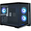Zalman D30, mATX Mini Tower PC Case, 3 x 120mm ARGB Fans, Juodas