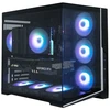 Zalman D40, ATX Mid Tower PC Case, 7 x 120mm ARGB Fans, Juodas