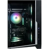 Zalman D40, ATX Mid Tower PC Case, 7 x 120mm ARGB Fans, Juodas