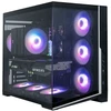 Zalman D40, ATX Mid Tower PC Case, 7 x 120mm ARGB Fans, Juodas
