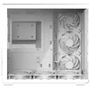 Zalman D40, ATX Mid Tower PC Case, 7 x 120mm ARGB Fans, Baltas