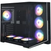Zalman D40F, ATX Mid Tower PC Case, 7 x 120mm FRGB Fans, Juodas