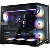 Zalman D40F, ATX Mid Tower PC Case, 7 x 120mm FRGB Fans, Juodas