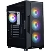 Zalman i3 NEO V2 Juodas kompiuterio korpusas Mid Tower juodos spalvos, Midi Tower, PC, juoda, ATX, Mini-ITX, micro ATX, plienas, grūdintas stiklas, akrilnitrilo butadieno stirenas (ABS), 16 cm