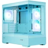 Zalman P30 V2, mATX Mini Tower PC Case, 3 x 120mm ARGB Fans, Mint