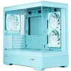 Zalman P30 V2, mATX Mini Tower PC Case, 3 x 120mm ARGB Fans, Mint