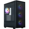 Zalman S6, ATX Mid Tower PC Case, 3 x 140mm FRGB Fans, 1 x 120mm FRGB Fans, Juodas