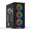 Zalman Z10 plus atx mid tower korpusas 140mm argb x4 ventiliatorius