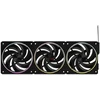 Zalman ZM-DF120 A3, 120mm Daisy Chain Fan, PWM, 3Pack, Juodas