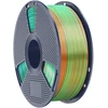 Sunlu PLA+ Silk Tri-Color Filament (oranžinis, mėlynas, and žalias)