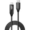 Adapterio Kabelis - LINDY Aktyvus DisplayPort į HDMI Adapterio Kabelis, 4K120Hz, 48Gbps, 4096x2160@120Hz, Juodas