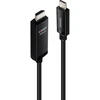 Adapterio Kabelis - LINDY USB Type C į HDMI Kabelis, 8K 60Hz, 7680x4320, 1 m, Juoda