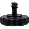 Caruba adapter screw 1/4"M 1/4"F with metal grip juodas