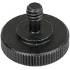 Caruba adapter screw 1/4"M 1/4"F with metal grip juodas