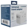 „Gembird“ universalus kelioninis maitinimo adapteris, 70 W | TPA-2A3C70-01-W