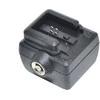 Adapteris - JJC JSC 6 blykstės batų adapteris (Sony/Minolta karštasis batų, PC moteriškas išėjimas)