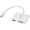 Adapteris - LINDY Mini DisplayPort į HDMI ir VGA keitiklis 3840x2160 60Hz