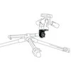 Adapteris - Manfrotto 90° kampinis adapteris galvoms trikojams juodas